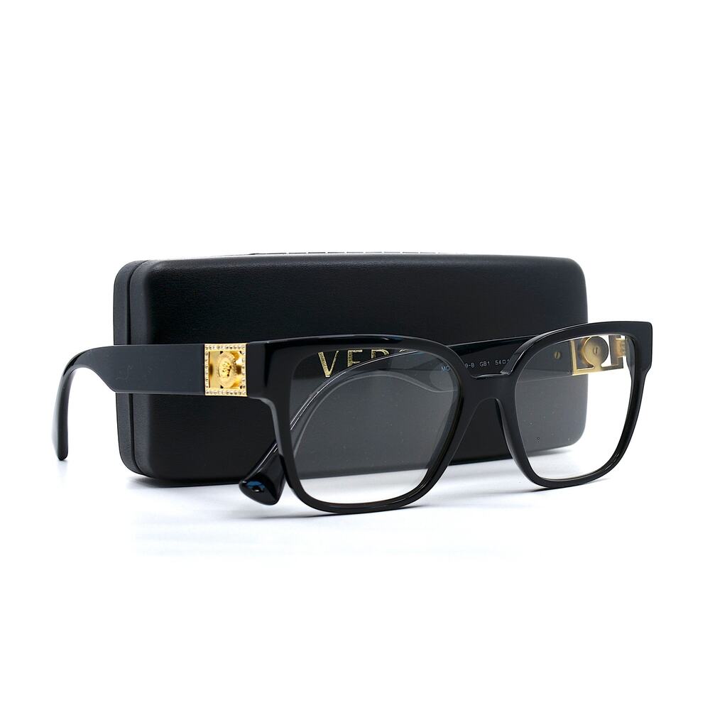 VERSACE VE3329B GB1 BLACK EYEGLASSES FRAME - Picture 10 of 12